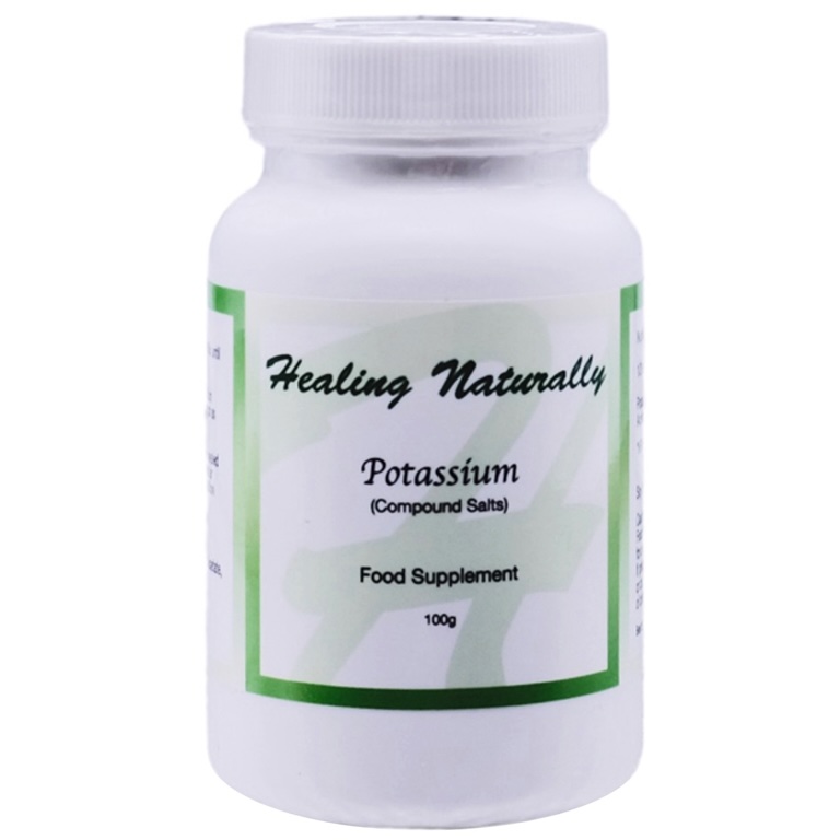 Healing Naturally Potassium Compound Salts 100g